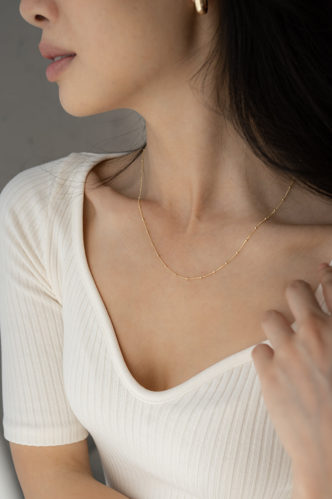 Gigi Necklace | 10k Gold | 18"