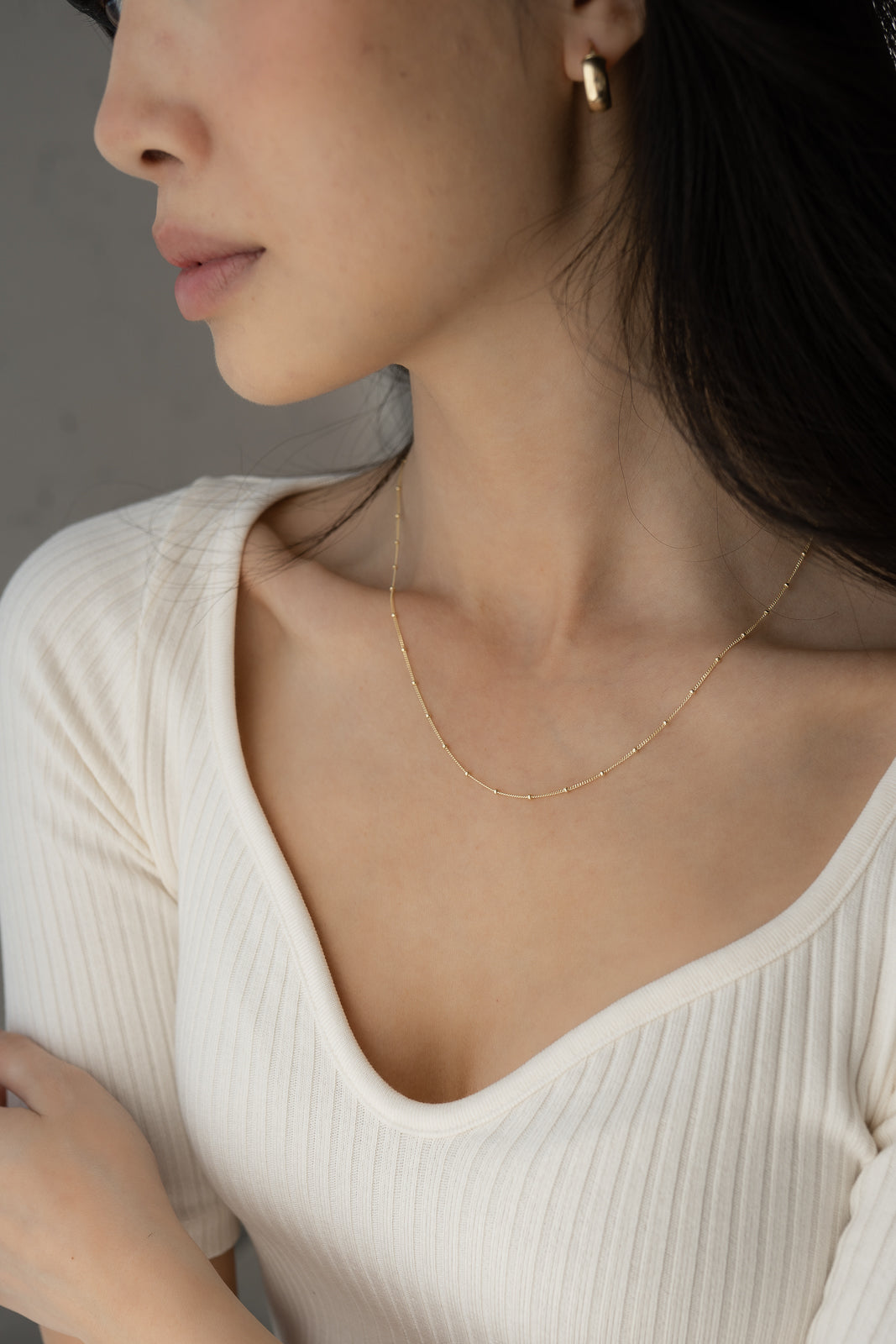 Gigi Necklace | 10k Gold | 18"