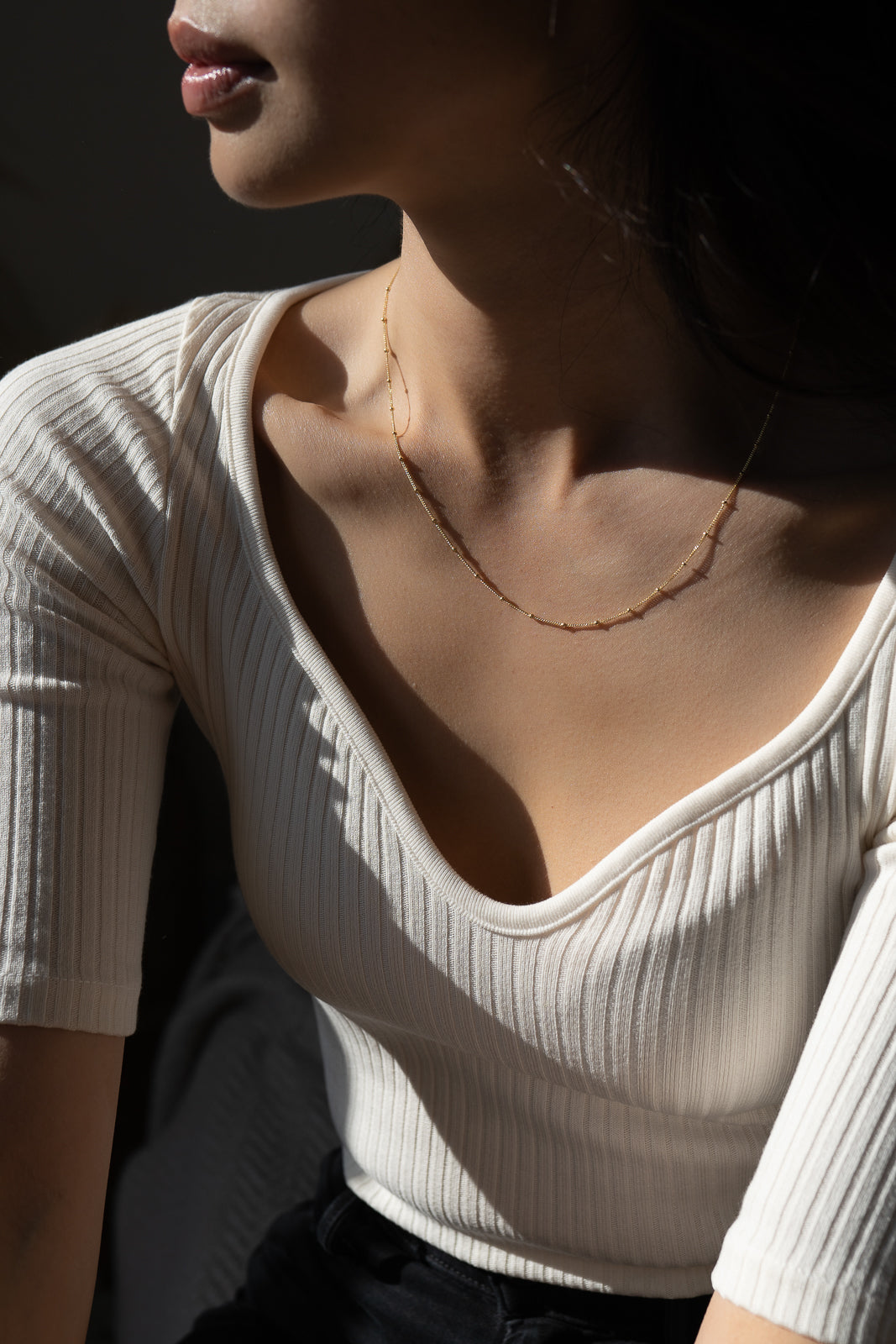 Gigi Necklace | 10k Gold | 18"