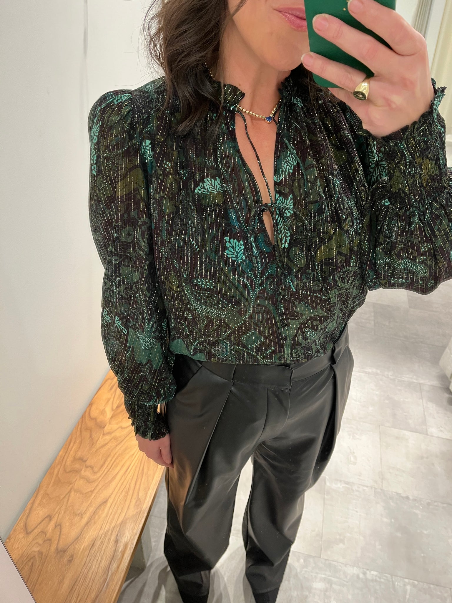 Ida Blouse in Rainforest