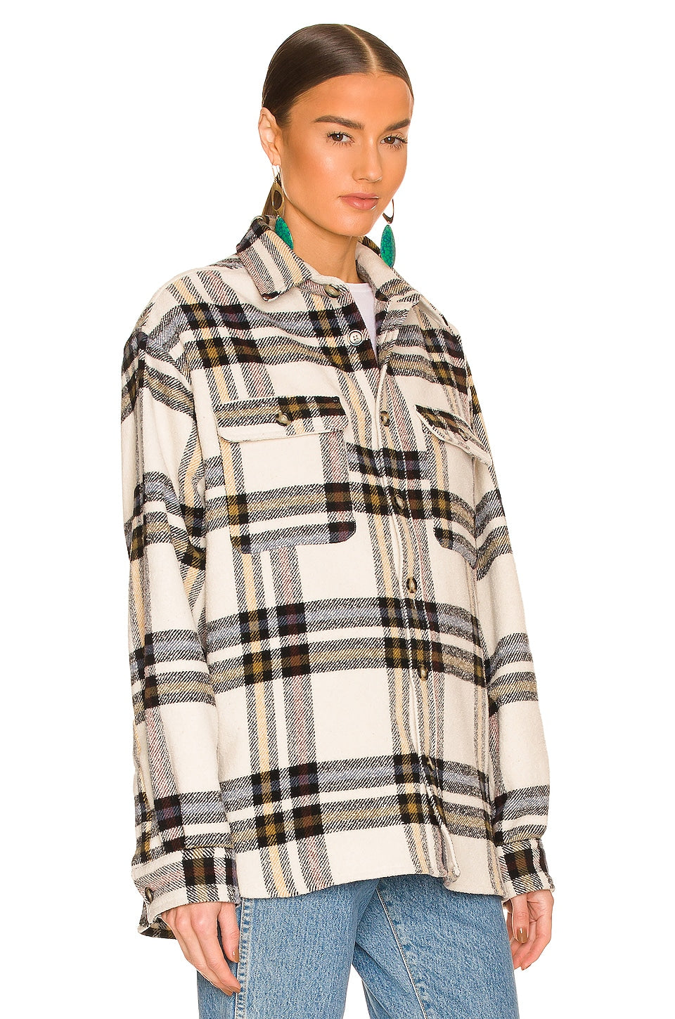 Ebbaz Jacket in Ecru