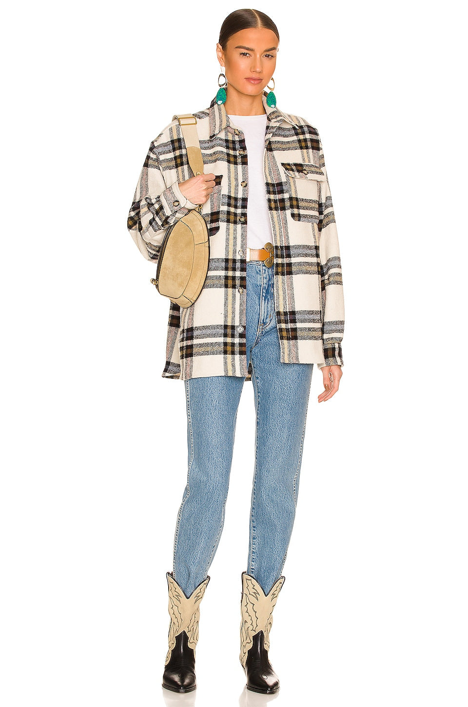 Ebbaz Jacket in Ecru