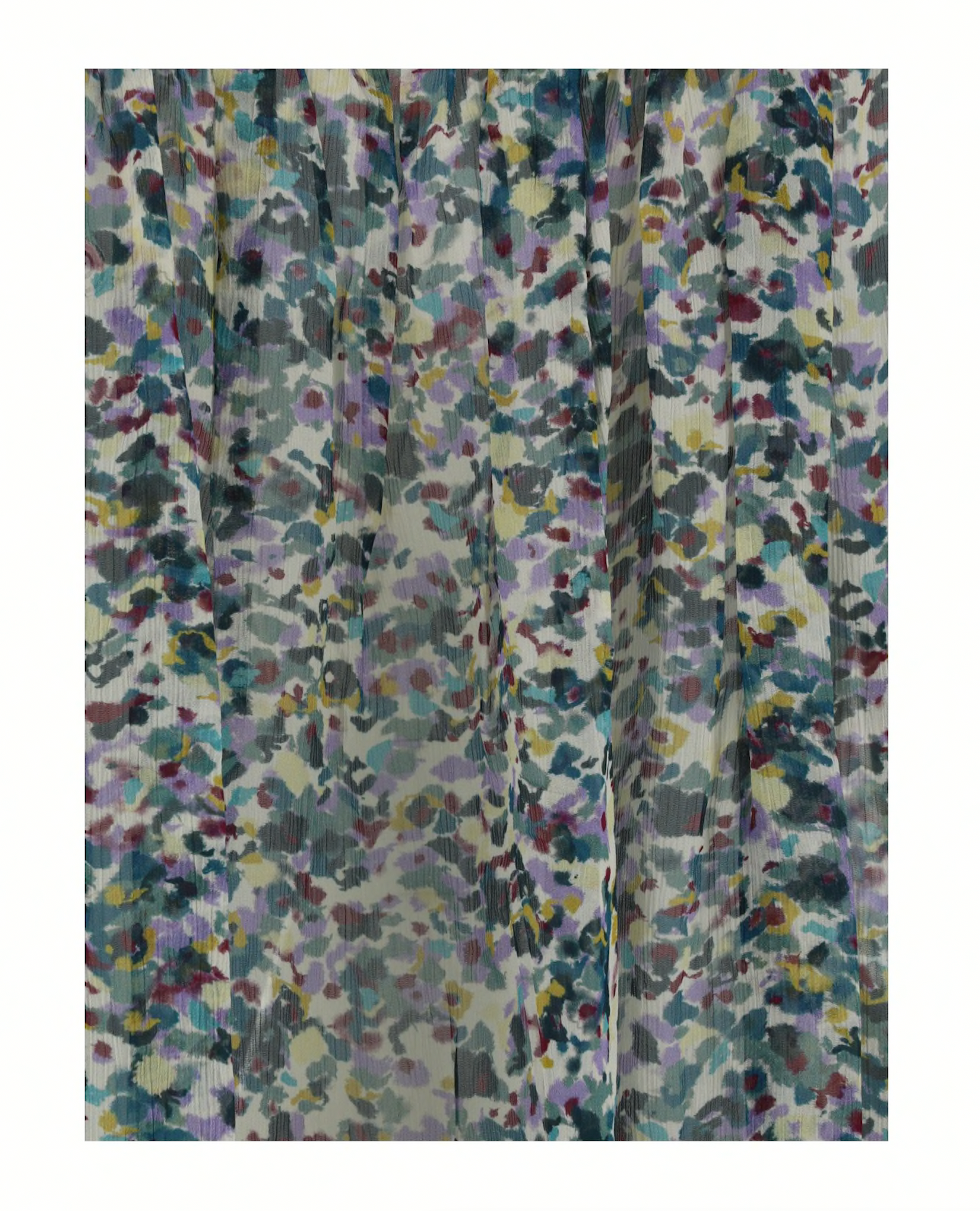 Daytonea Printed Top in Green and Ecru