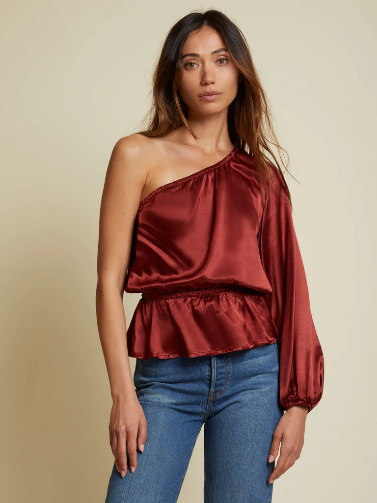 Kamari Blouse in Ruby