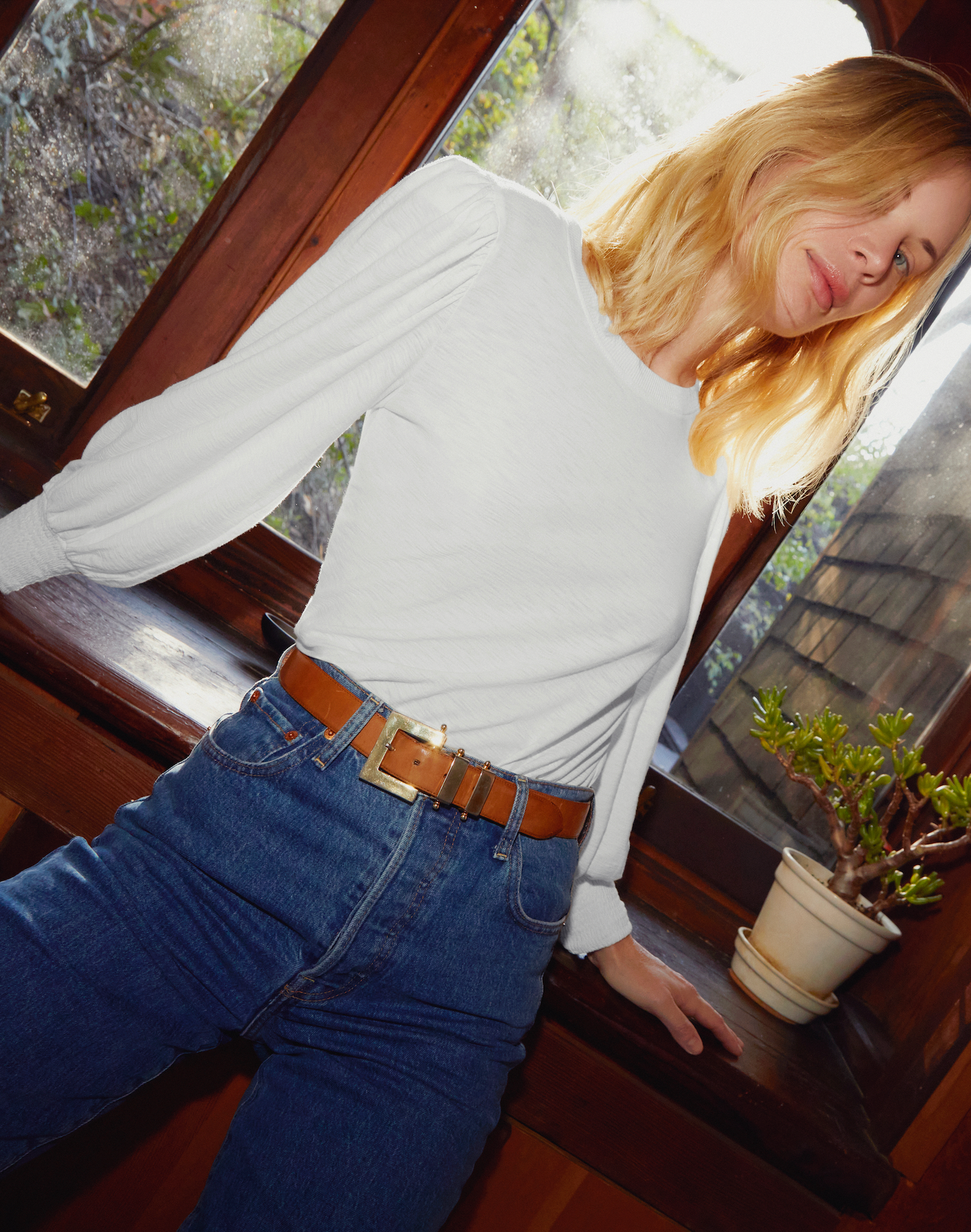 Loren Tee in White