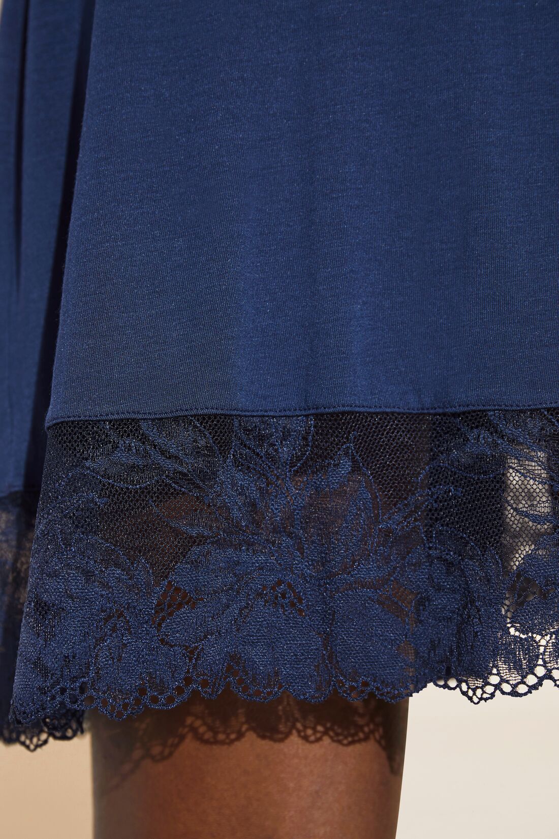 Rosalia Tencel Modal Robe in Navy