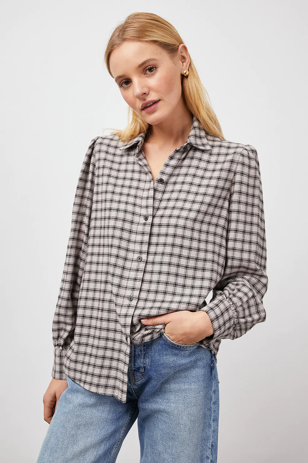 Angelica Shirt in Malt Onyx
