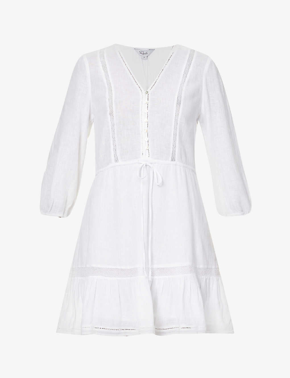 Lilibet Dress in White Lace