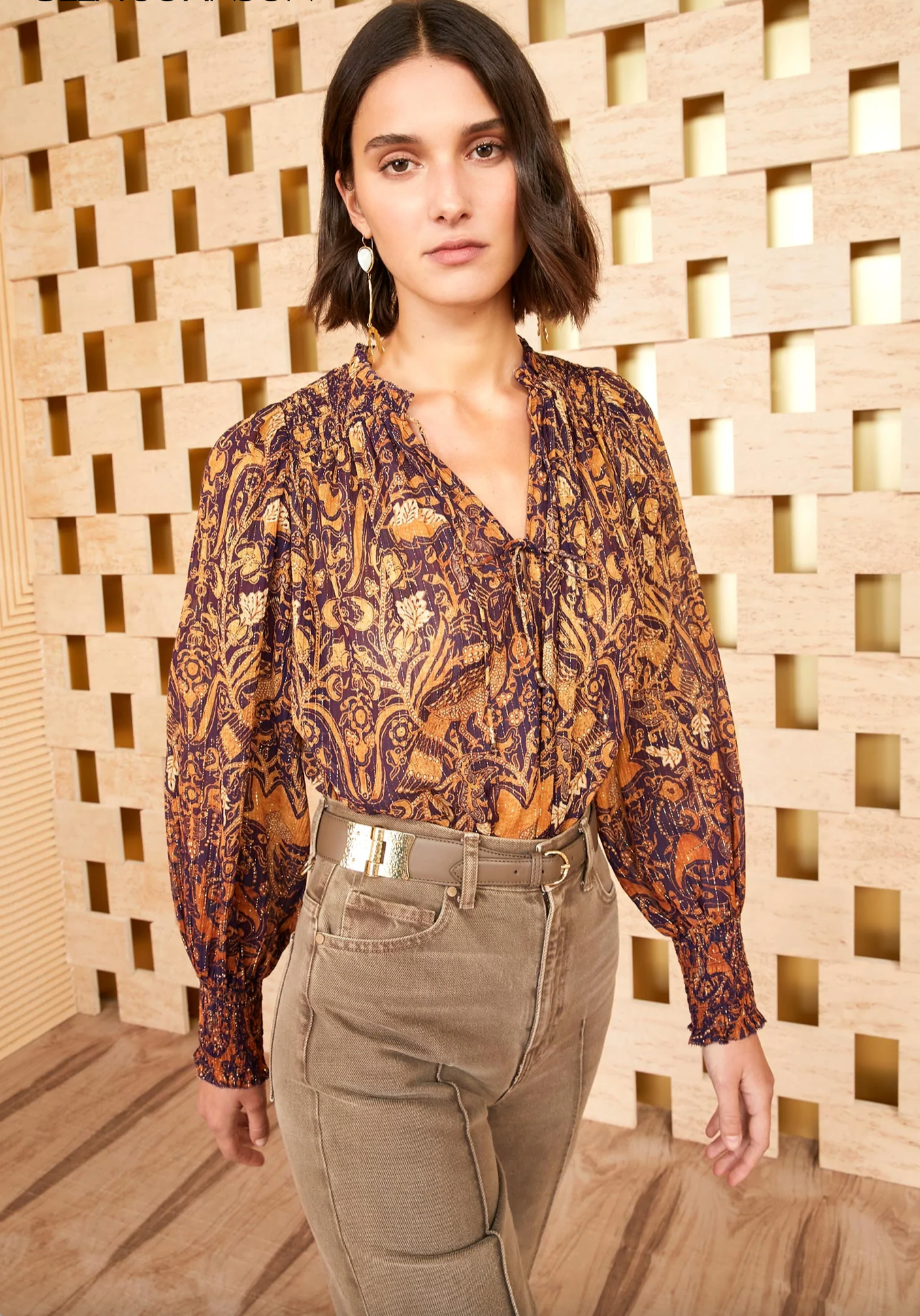 Ida Blouse in Celestial