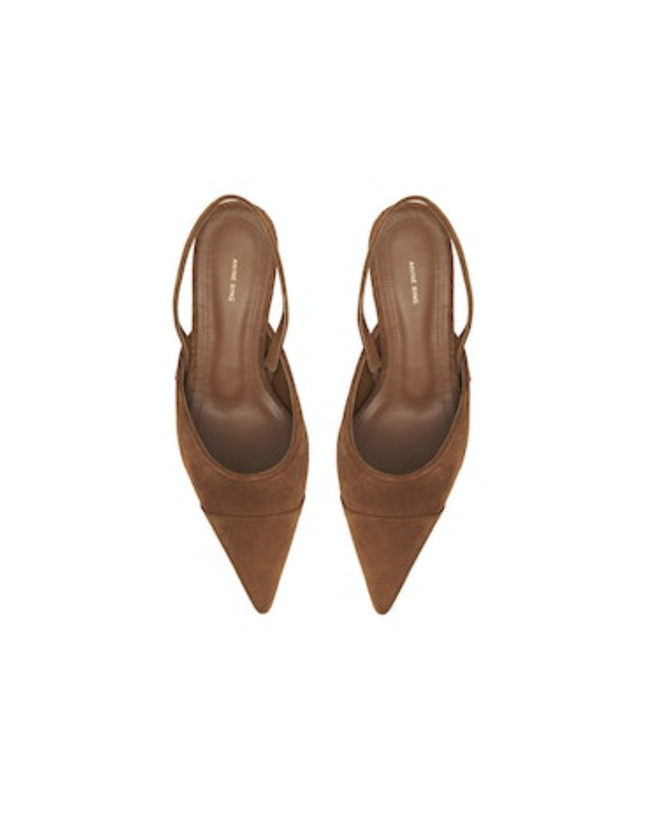 Willa Slingback Heels in Toffee Suede