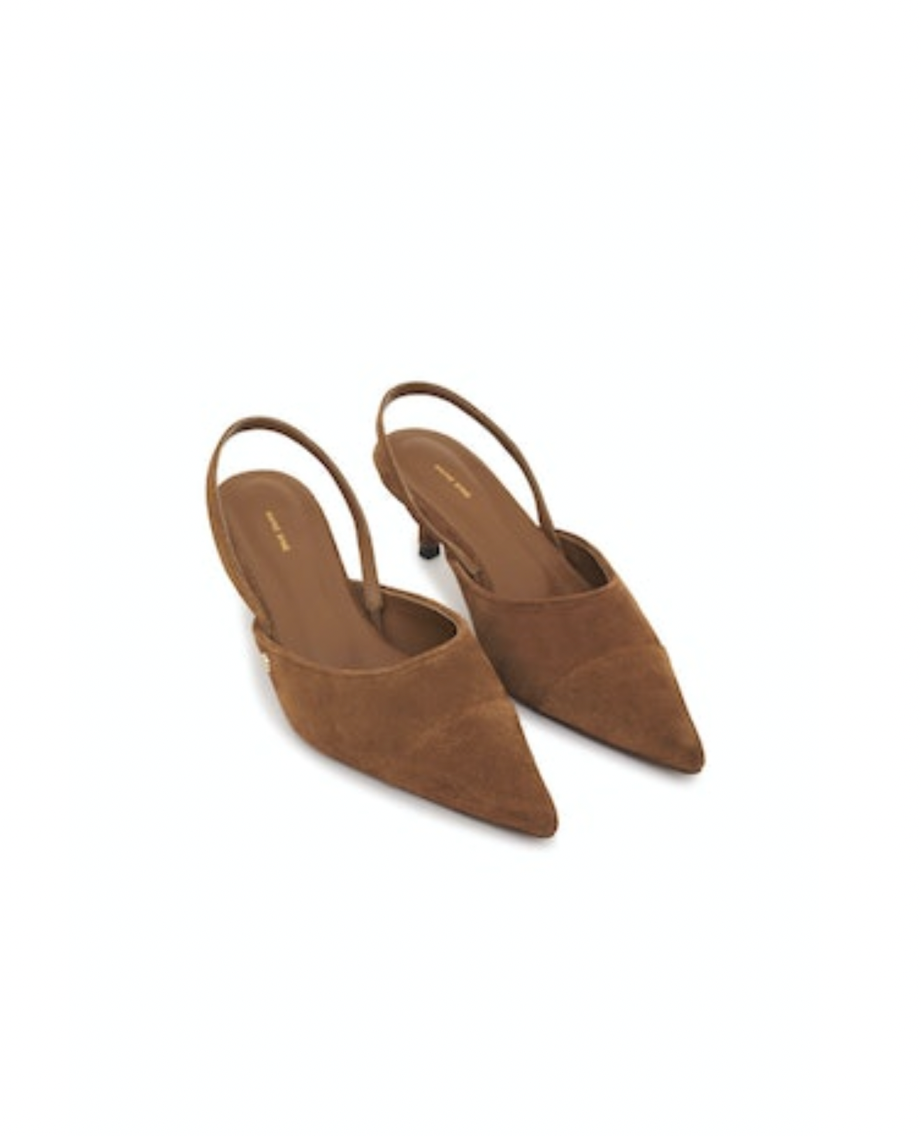 Willa Slingback Heels in Toffee Suede