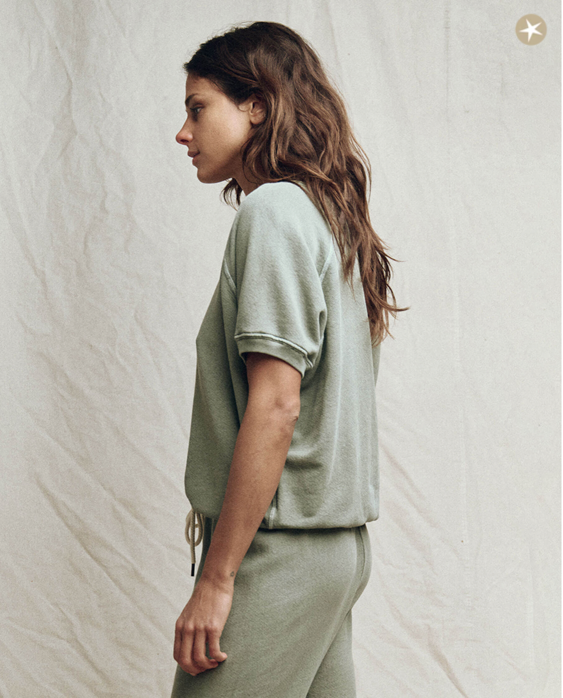 The Short Sleeve Sweatshirt. Sweetgrass