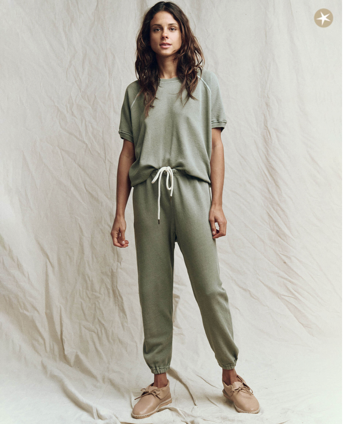 The Short Sleeve Sweatshirt. Sweetgrass