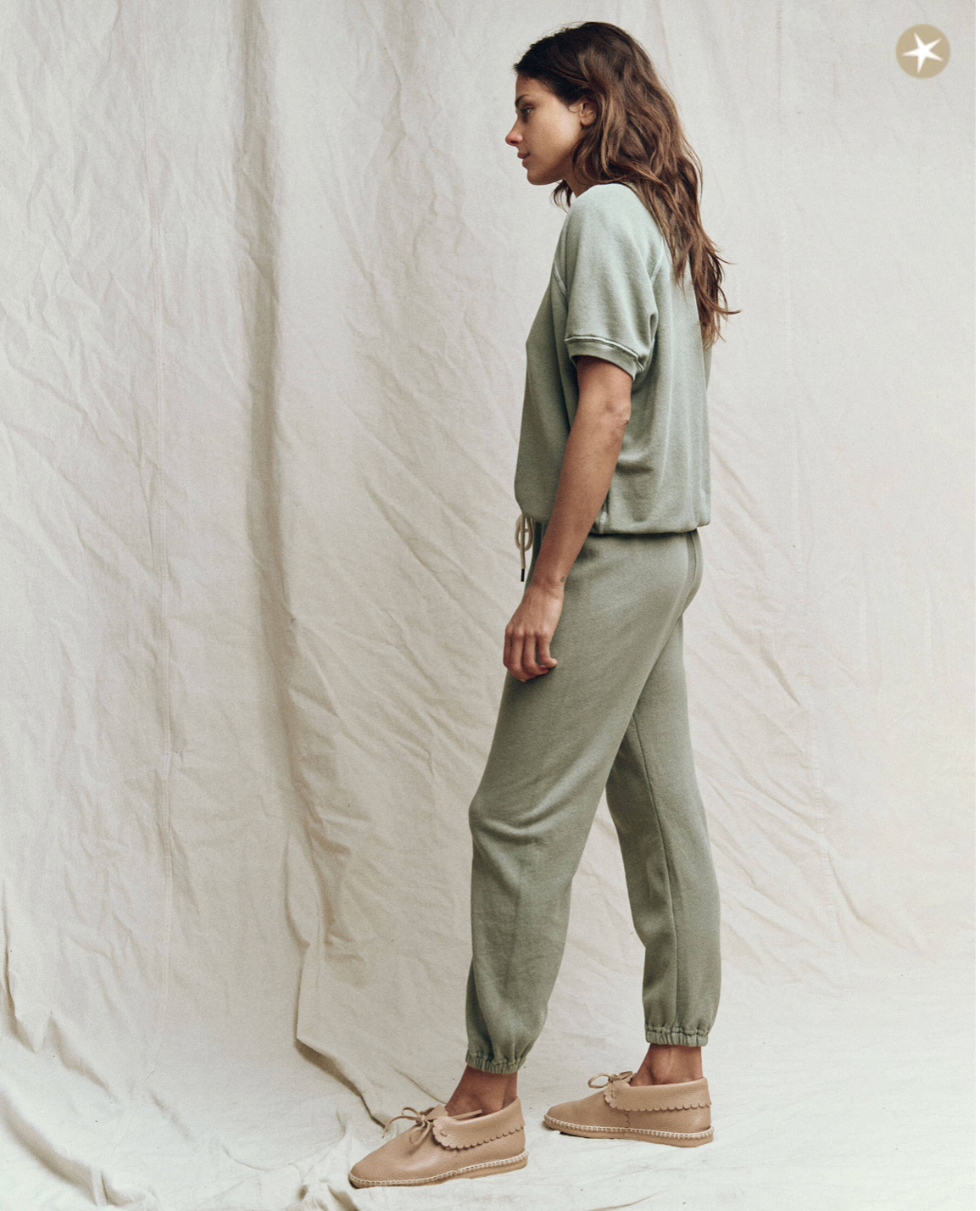 The Short Sleeve Sweatshirt. Sweetgrass