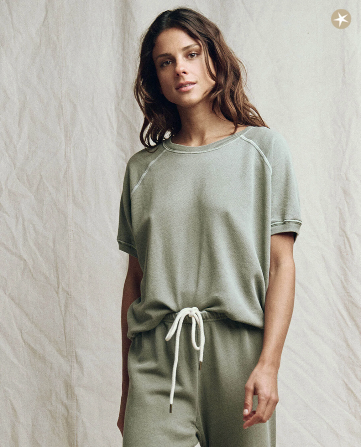 The Short Sleeve Sweatshirt. Sweetgrass