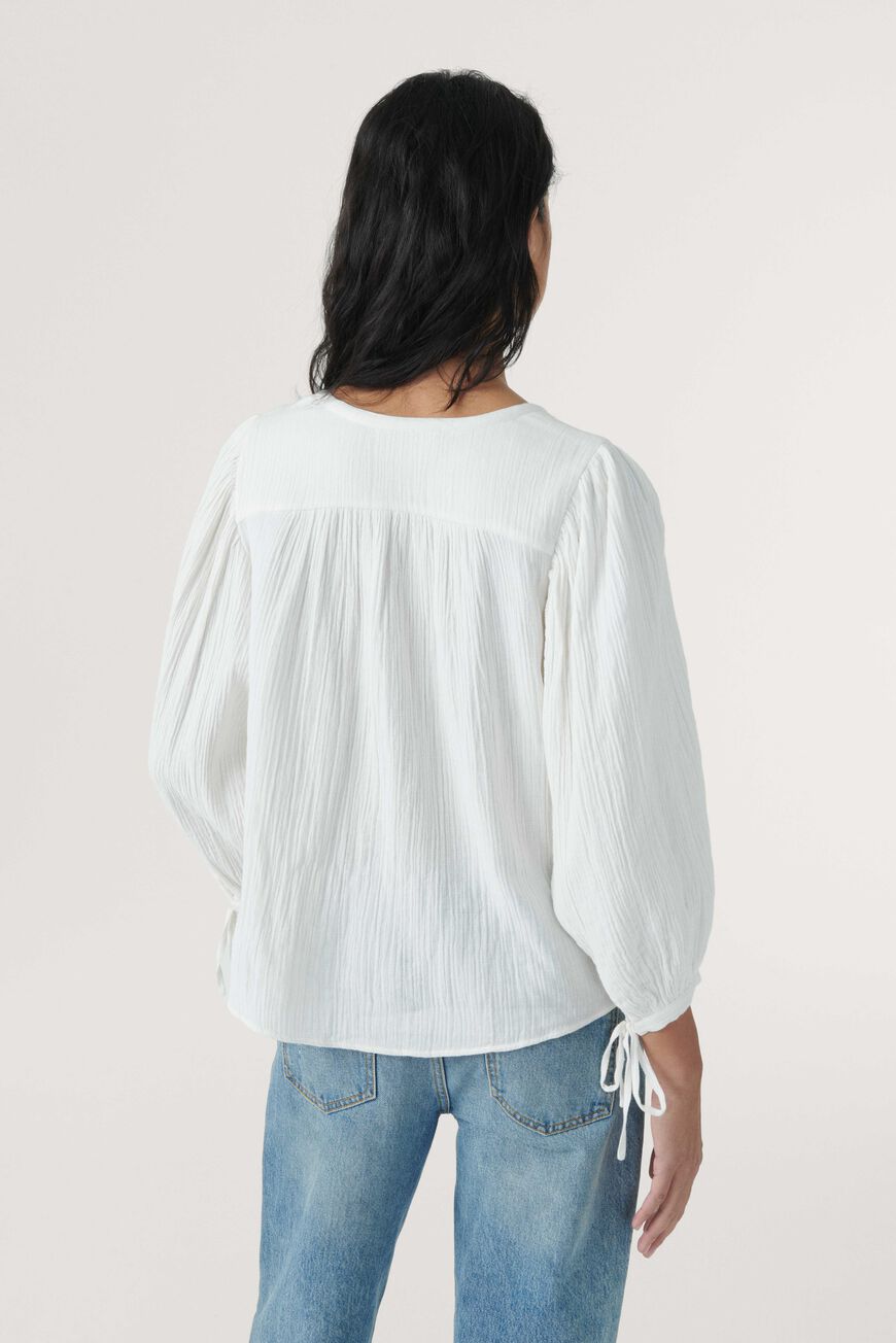 Kida Shirt. Ecru
