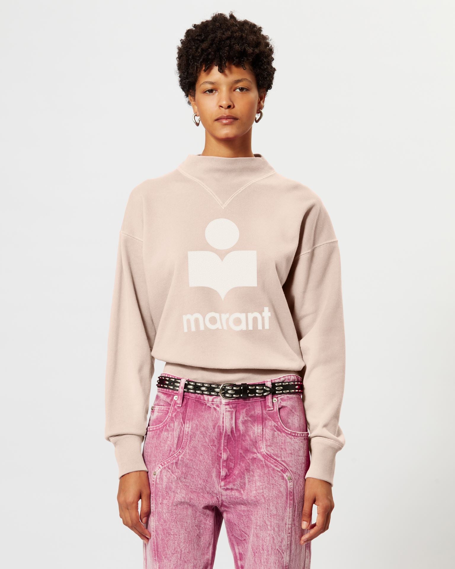 Moby Sweatshirt in Pearl Rose Ecru