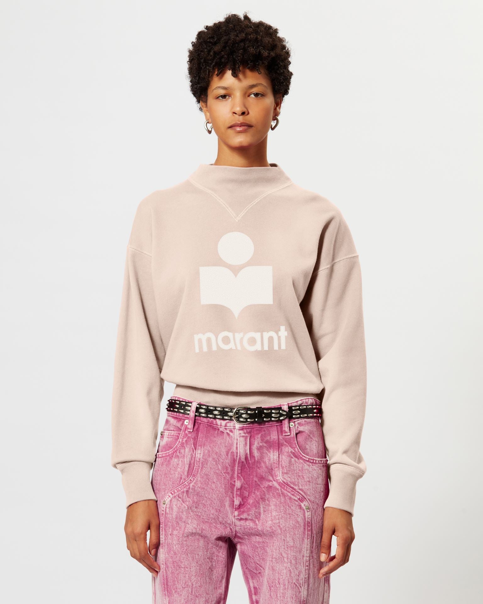 Moby Sweatshirt in Pearl Rose/Ecru
