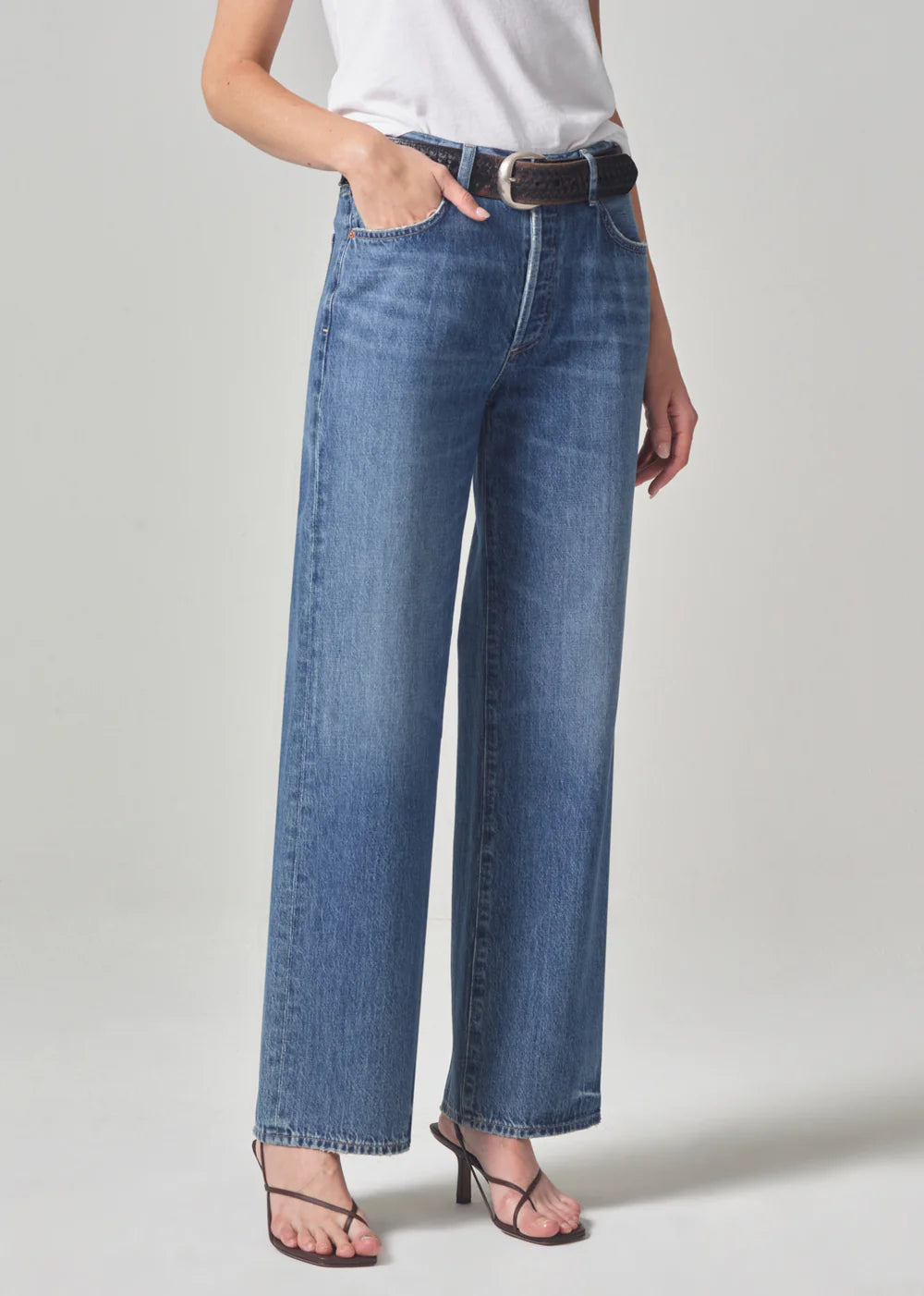 Citizens of humanity annina high rise wide leg hot sale jeans