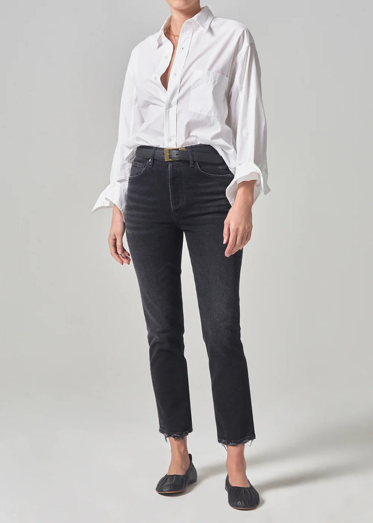 Jolene High Rise Vintage Slim in Stormy