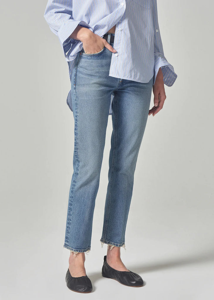 Jolene High Rise Vintage Slim in Fontana