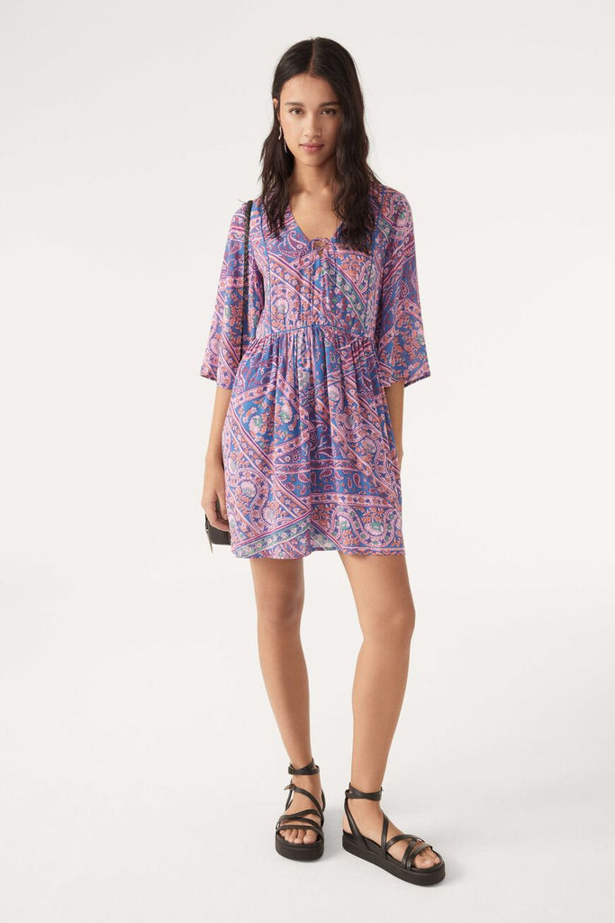 Fleur Dress. Bleu