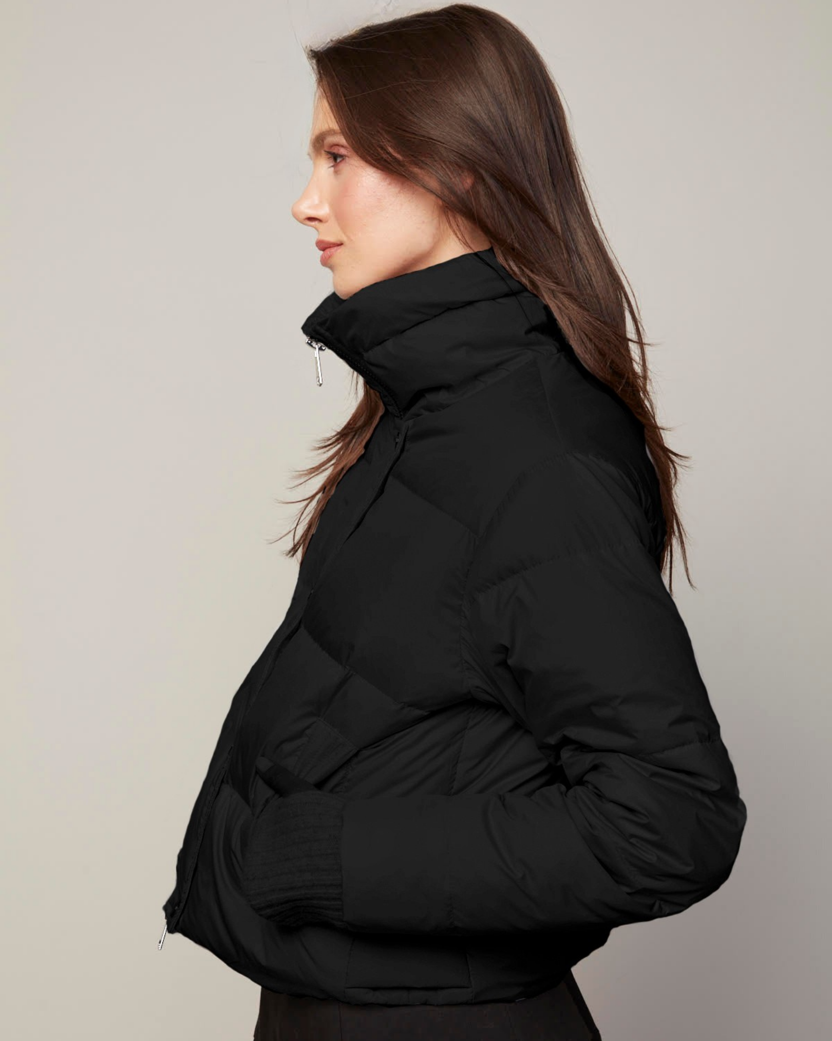 Bailey Down Jacket in Black
