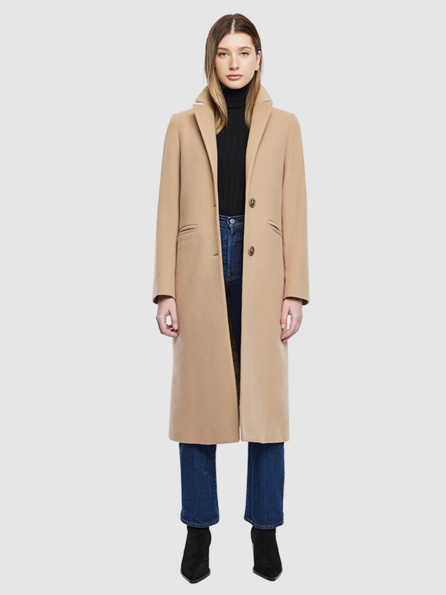 Cashmere top blend overcoat