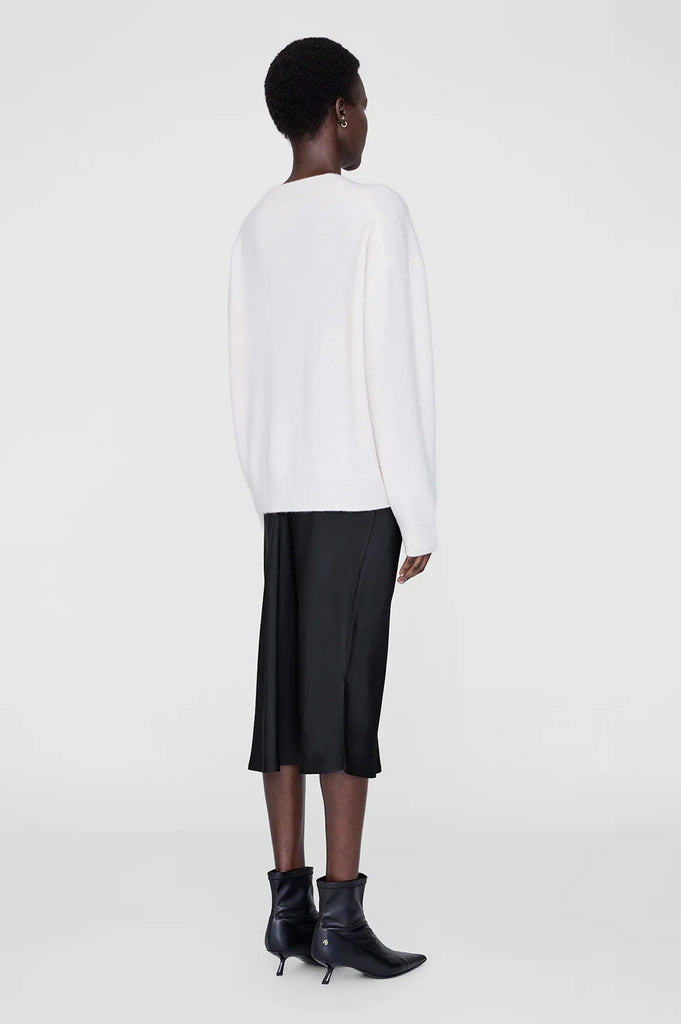 Bar Silk Skirt in Black