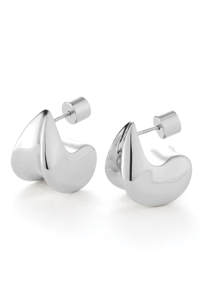 Small Paige Puffs in Silver