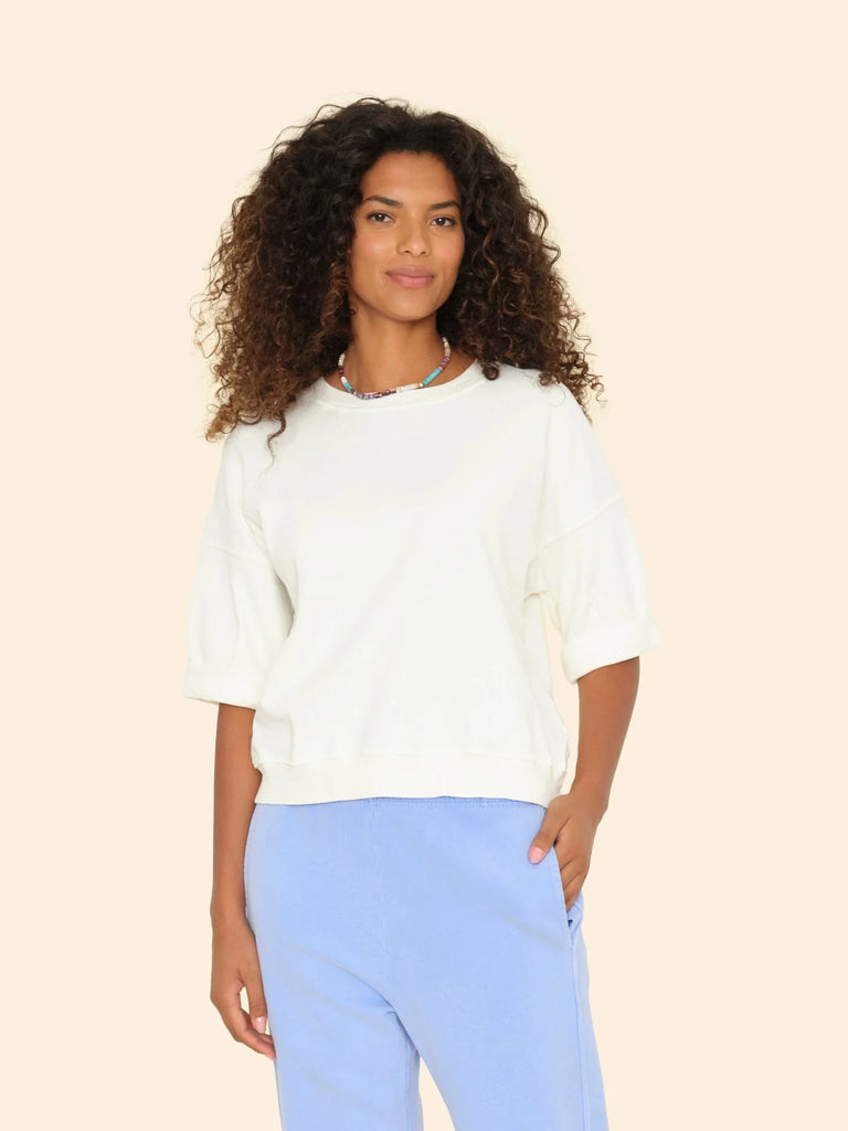 Trixie Sweatshirt in Alabaster