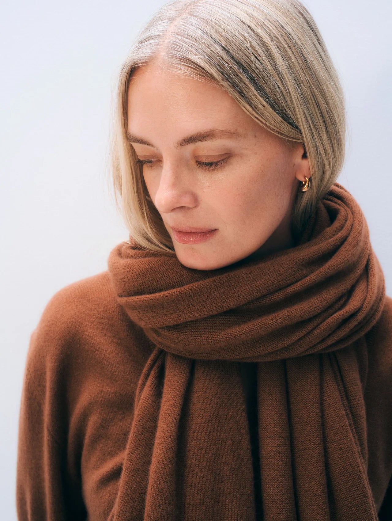 Cashmere Travel Wrap in Cedarwood