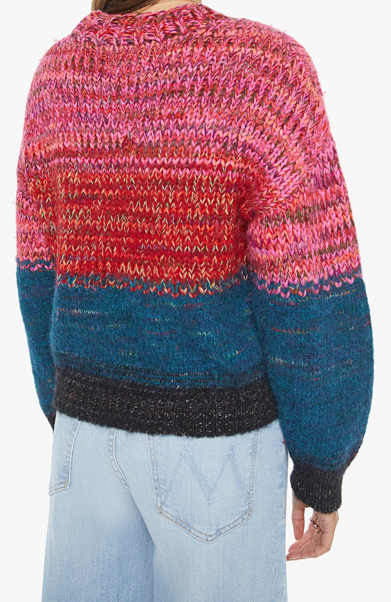 The Crop Pullover in Dusk to Dawn