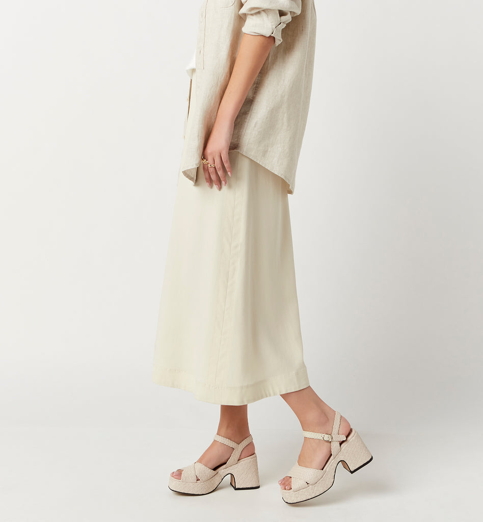Pico Sandal in White Leather