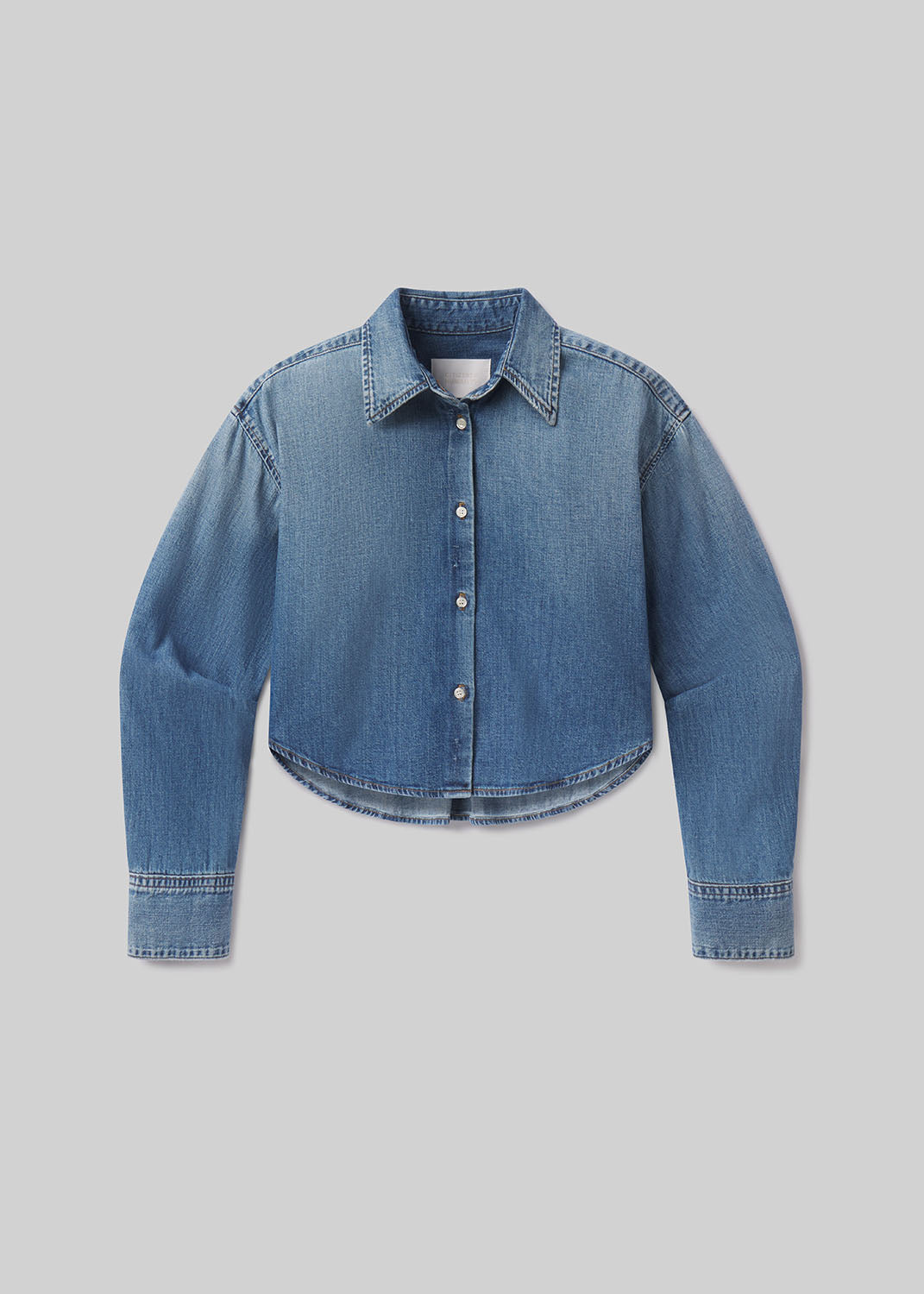 Ana Cropped Shirt in Somerset