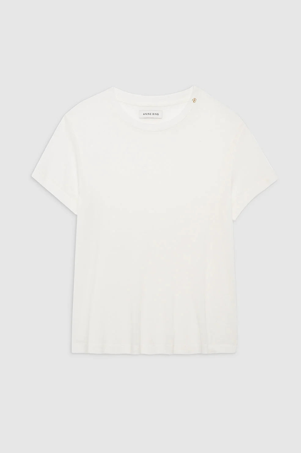 Amani Tee in Off White Cashmere Blend