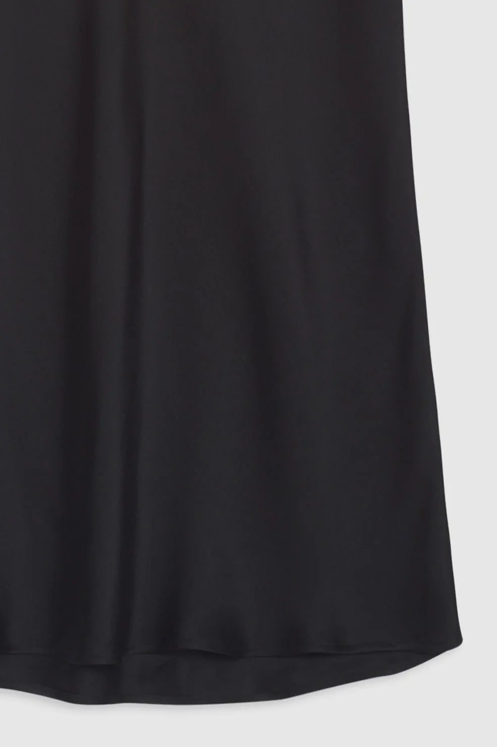 Bar Silk Skirt in Black