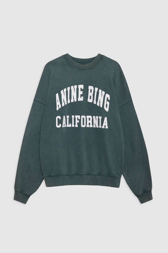 Miles Sweatshirt Anine Bing in Washed Dark Sage