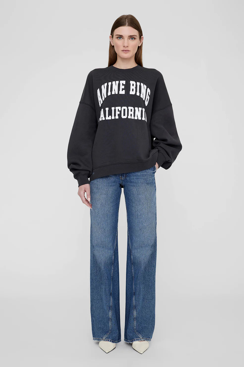 Miles Sweatshirt Anine Bing in Vintage Black