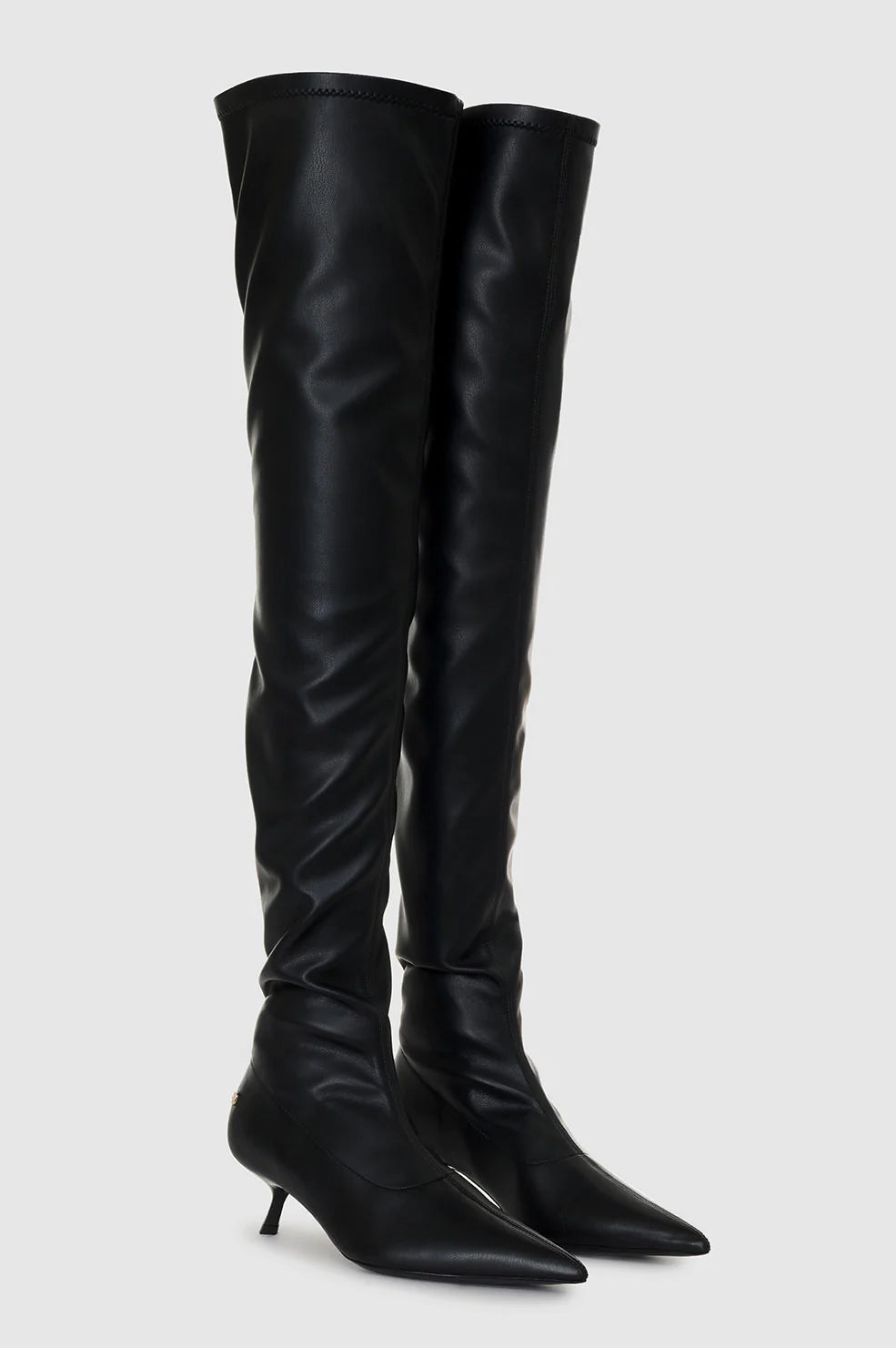 Over The Knee Hilda Boots in Black