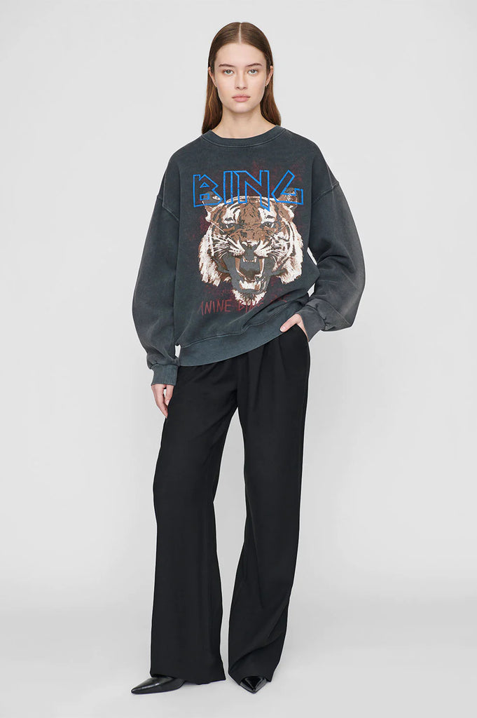 Tiger Sweatshirt in Black