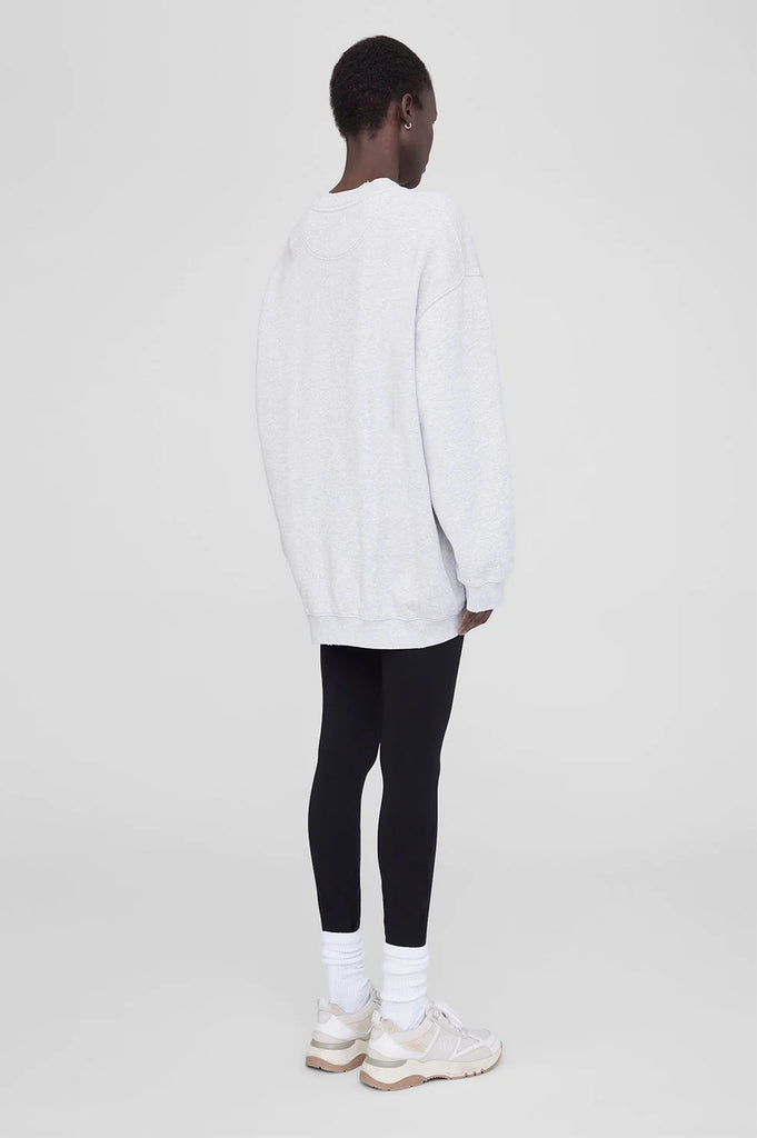 Tyler Sweatshirt in Heather Grey with Black