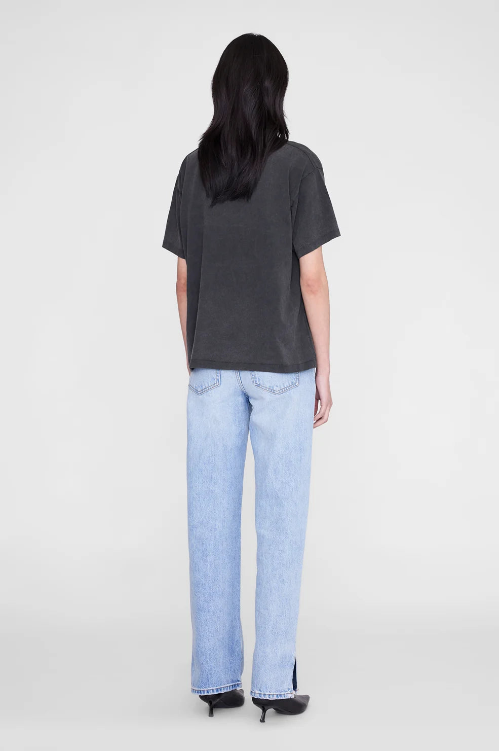 Cade Tee Leo Muse in Washed Black