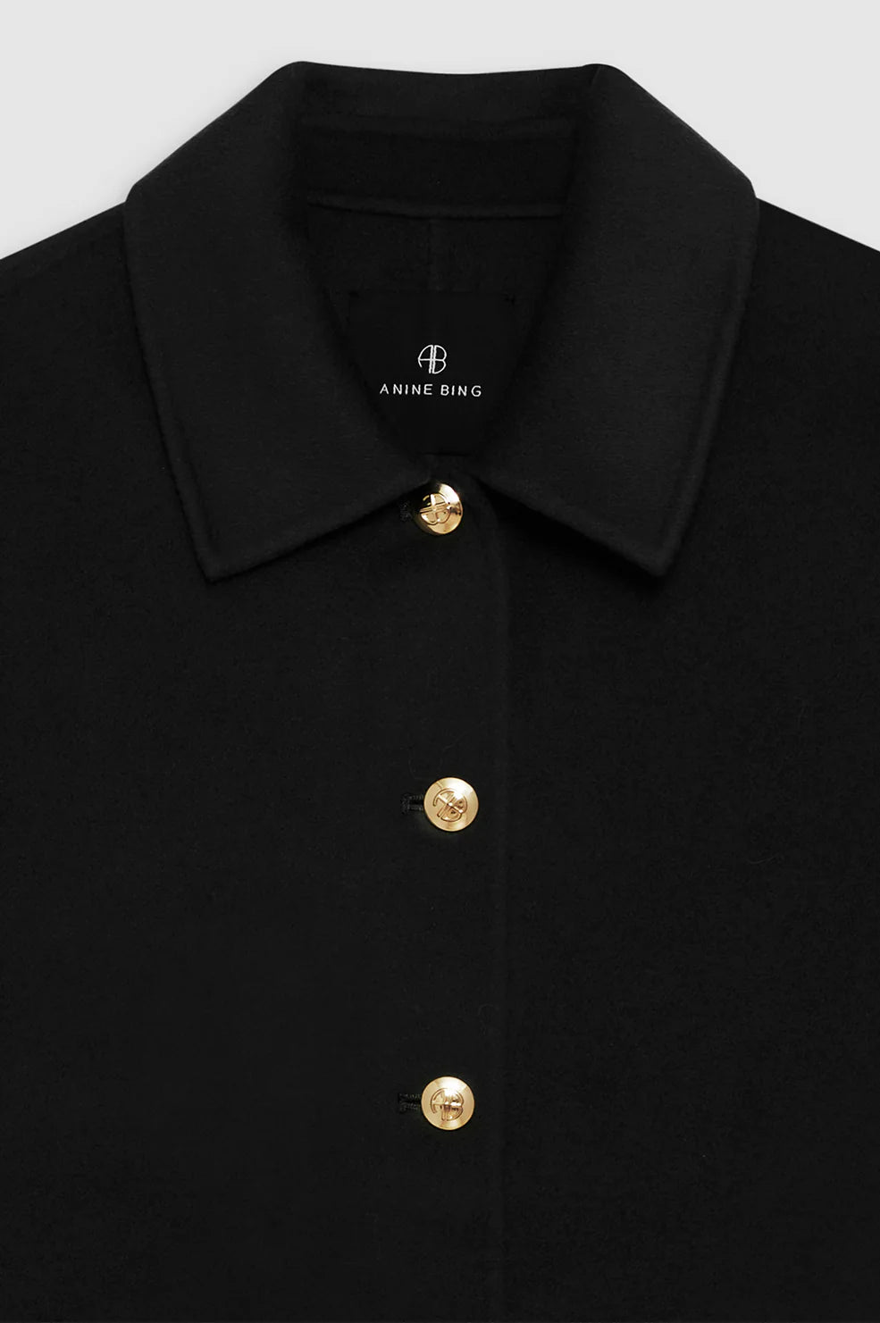 Luca Jacket in Black Cashmere Blend