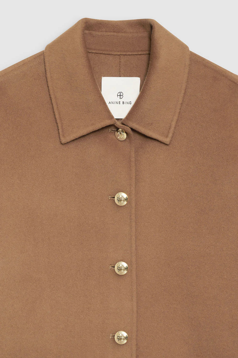 Luca Jacket in Camel Cashmere Blend