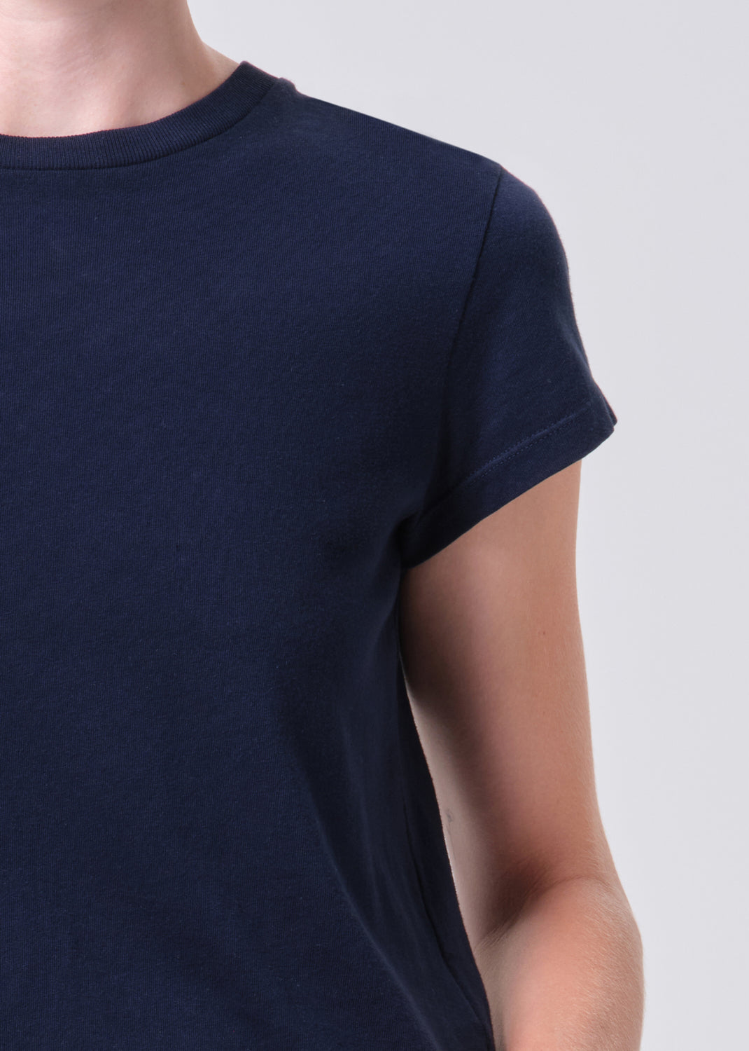 Adine Shrunken Tee in Storm