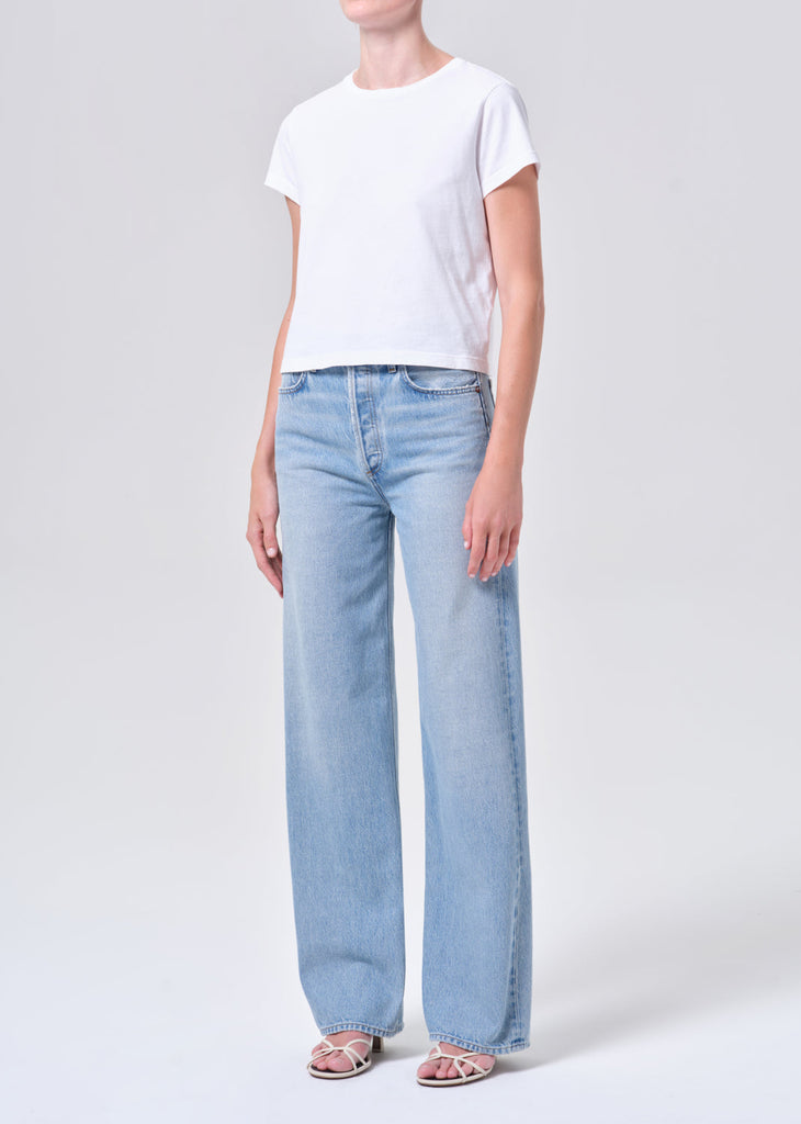 Adine Shrunken Tee in White