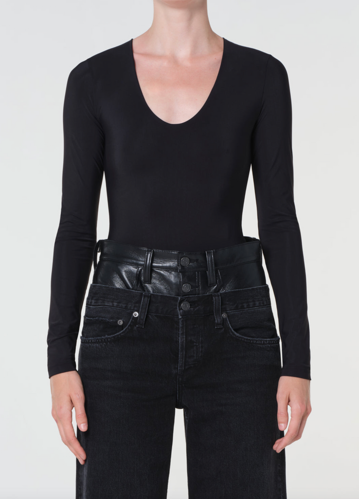 Clem Bodysuit in Black