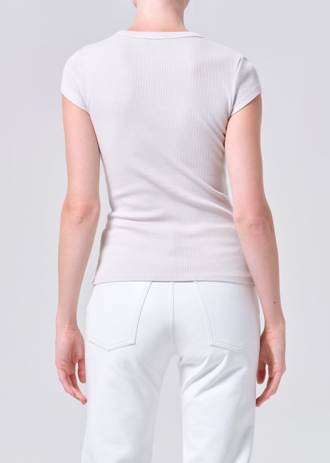 Edison Tee in Bone