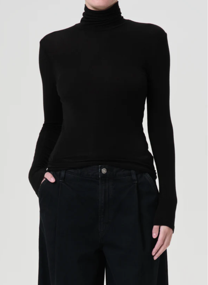 Pascale Turtleneck in Black